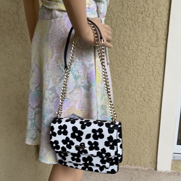 Kate Spade remi graphic blooms flap chain crossbody - Picture 16 of 16